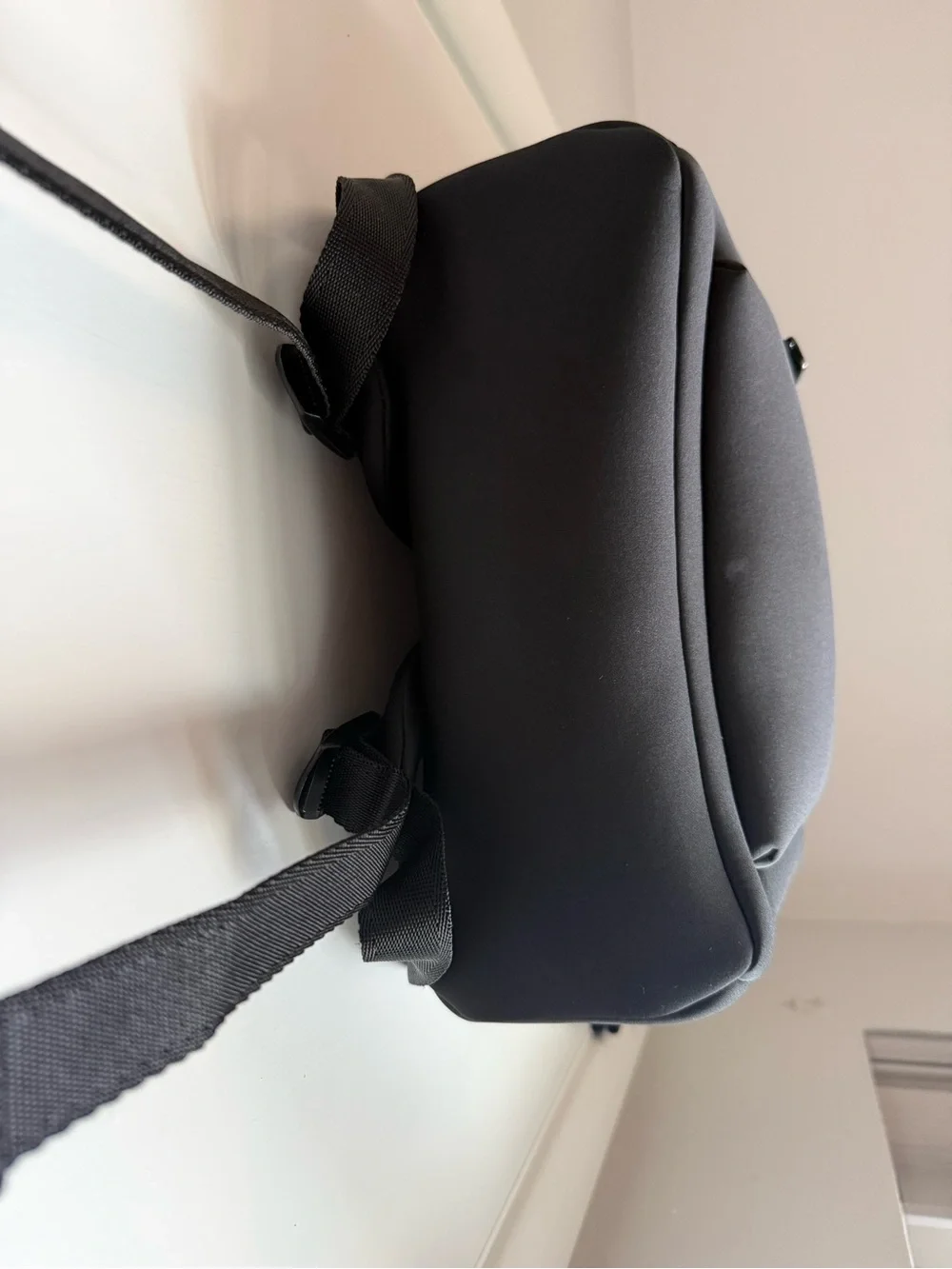 Dagne Dover Dakota Medium Black Neoprene Backpack